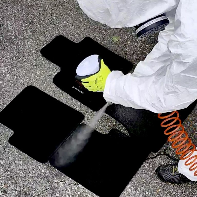 Car mat sanitation